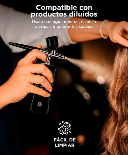 Mini Compresor Gadnic Aerógrafo Facial Manicura  - 2