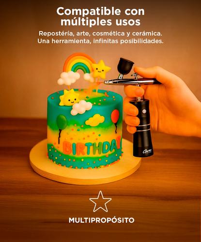 Mini Compresor Gadnic Aerógrafo Facial Manicura  - 3