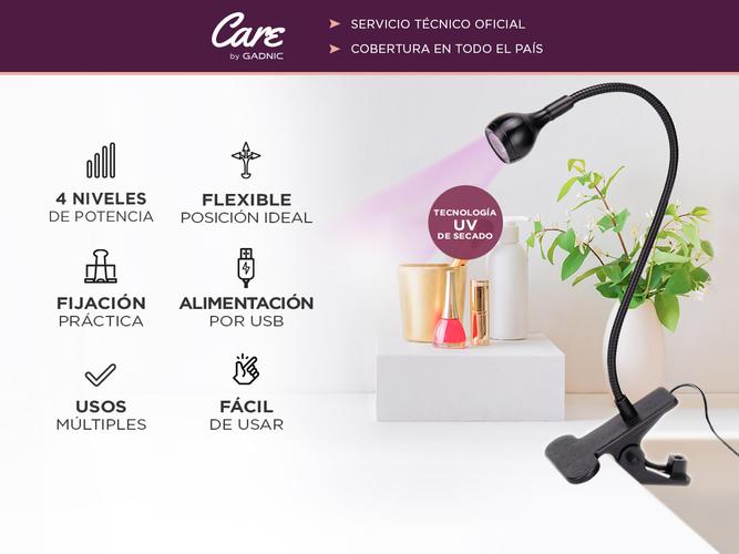 Lámpara de Secado de Uñas Gadnic Flexible Con Tecnología UV - 1