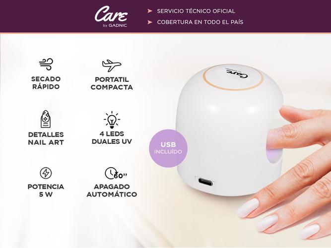 Mini Lámpara LED UV Gadnic Para Uñas Con Sensor Inteligente - 1