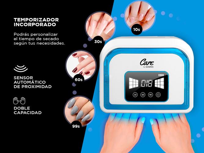 Cabina de Uñas LED UV Gadnic Recargable y Secado Rápido - 3