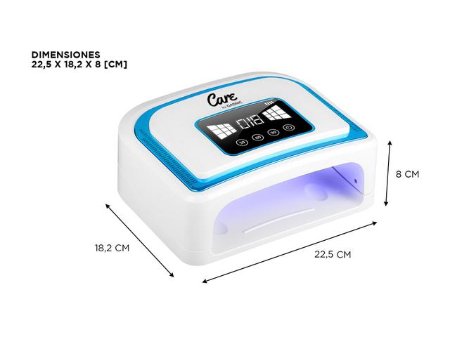 Cabina de Uñas LED UV Gadnic Recargable y Secado Rápido - 5