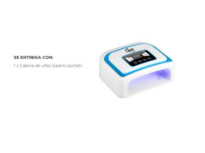 Cabina de Uñas LED UV Gadnic Recargable y Secado Rápido - 6