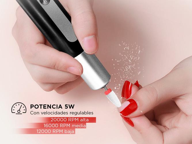 Torno Manicura Portátil ManiMaster Gadnic Velocidad Regulable  - 2
