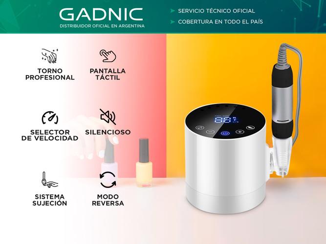 Torno Para Uñas Gadnic con Pantalla Táctil LCD - 1