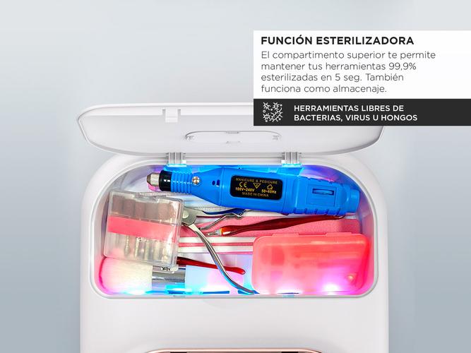 Cabina Para Uñas UV Gadnic Con Función Esterilizadora - 3
