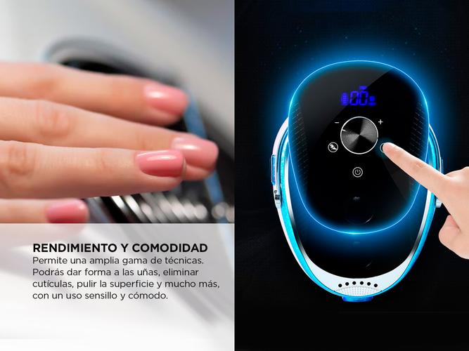 Torno de Manicura Care Gadnic 35000RPM Con Pedal de Control - 2