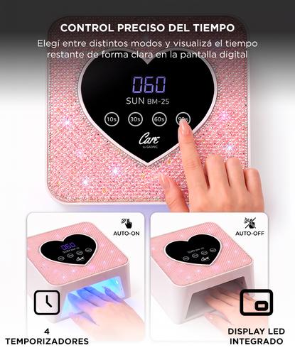 Cabina Para Uñas UV LED Care By Gadnic 48W Temporizador Sensor Infrarrojo Base Desmontable - 3