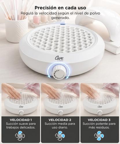 Recolector De Polvo De Uñas Care By Gadnic Control De Velocidad 4500RPM Filtro Reutilizable - 2