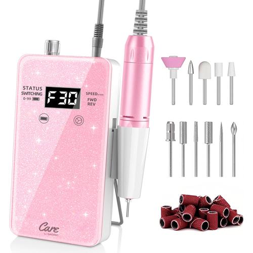 Torno De Uñas Care By Gadnic 35000RPM Recargable Manicura 40W  Con Accesorios  - 0