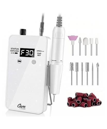 Torno De Uñas Care By Gadnic 35000RPM Recargable Manicura 40W  Con Accesorios  - 6