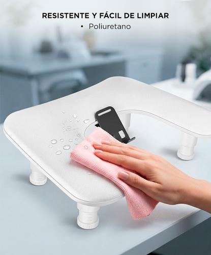 Reposabrazos Manicura Care By Gadnic Altura Regulable 125 - 150 mm Almohadilla Soporte Ergonómico - 4
