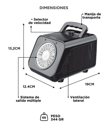 Máquina de burbujas automática Gadnic con LED 3 Velocidades - 5