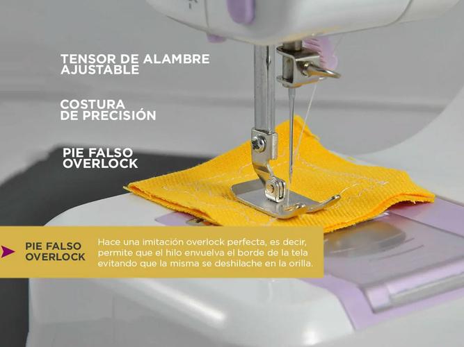 Máquina de Coser Gadnic SW3000 12 Puntadas Pie Falso Overlock Portátil 2 Velocidades Luz Led Y Pedal Usado - 3