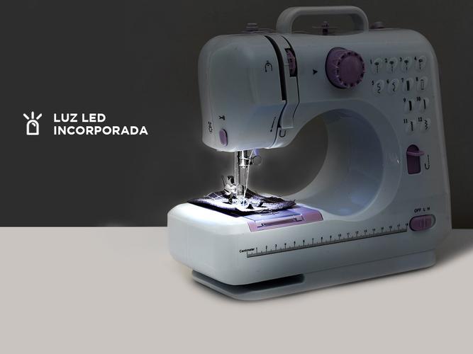 Máquina de Coser Gadnic SW3000 12 Puntadas Pie Falso Overlock Portátil 2 Velocidades Luz Led Y Pedal Usado - 4