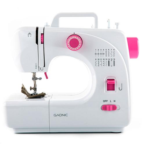 Máquina de Coser Gadnic 508A 16 Puntadas Recta Zig Zag con Pedal - 0