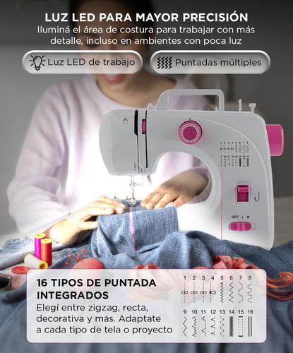 Máquina de Coser Gadnic 508A 16 Puntadas Recta Zig Zag con Pedal - 2