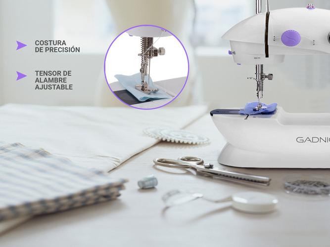 Máquina de Coser Gadnic SW2000 Pro Hogareña Portátil Con Mesa y Accesorios 2 Velocidades Luz Led - 4