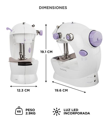 Máquina de Coser Gadnic SW2000 Pro Hogareña Portátil Con Mesa y Accesorios 2 Velocidades Luz Led - 4