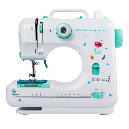 Máquina de Coser Gadnic SW3500 12 Puntadas Portátil Recta y Zig Zag 2 Velocidades Luz Led Y Pedal - 0