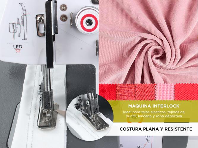  Máquina de Coser Gadnic Collareta Interlock de 3 Hilos Semi Industrial - 2
