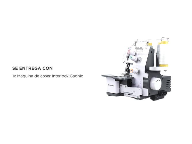  Máquina de Coser Gadnic Collareta Interlock de 3 Hilos Semi Industrial - 6
