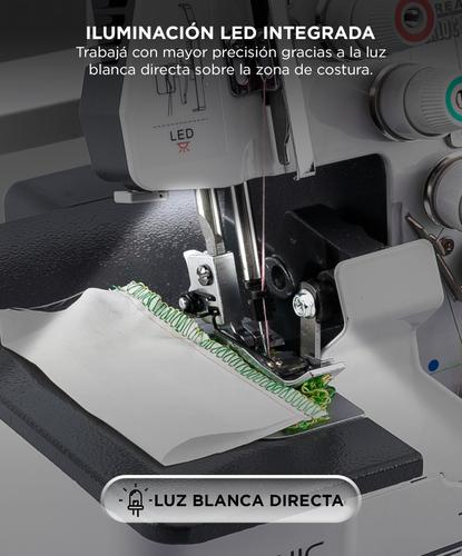 Maquina de Coser Overlock Gadnic SW9900 Semi Industrial 5 Hilos Luz Led y Pedal - 3