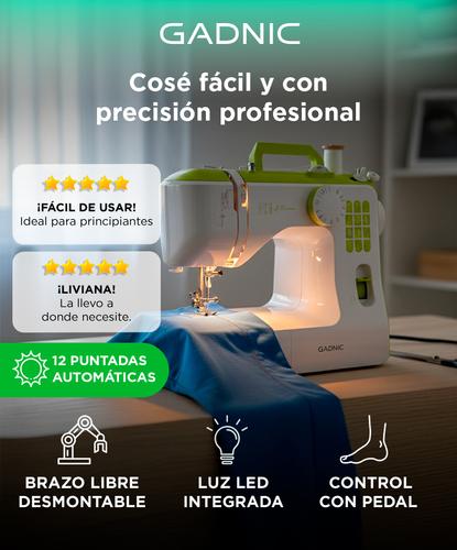 Máquina De Coser Gadnic Multifuncional 12 puntadas - 1