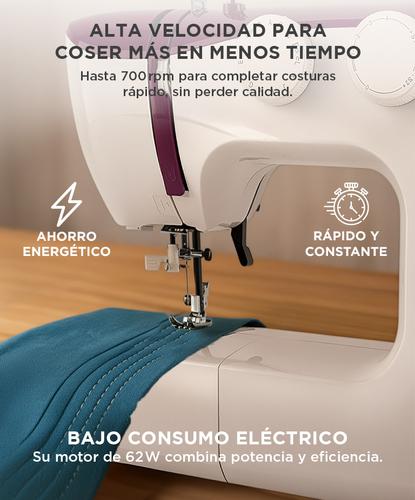 Máquina De Coser Portátil Gadnic 36 Puntadas Automática Pedal y Luz - 2