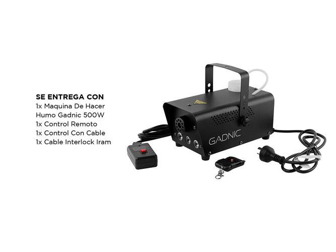 Maquina De Humo Gadnic 500W C/Control Remoto - 5