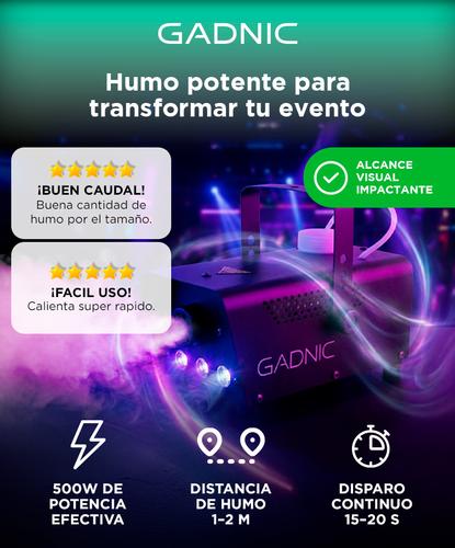 Maquina De Humo Gadnic 500W C/Control Remoto - 1