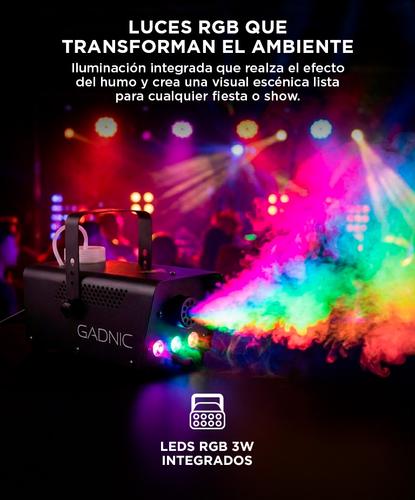 Maquina De Humo Gadnic 500W C/Control Remoto - 2