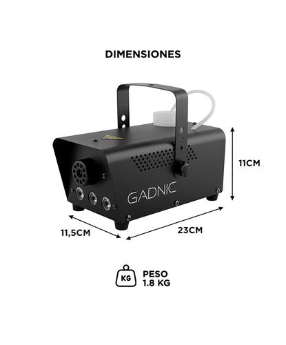Maquina De Humo Gadnic 500W C/Control Remoto - 5