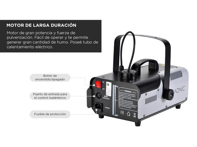 Máquina de Humo Gadnic Con Control Remoto Inalambrico  - 3