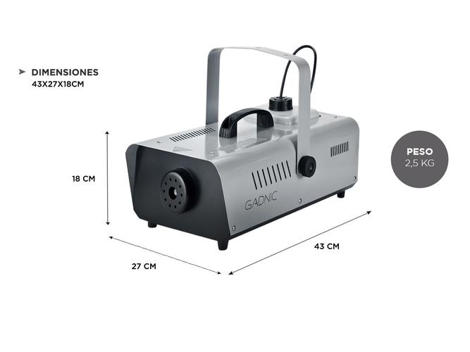 Maquina de Humo Gadnic Con Control Remoto Outlet - 4
