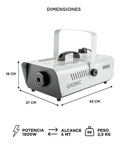 Maquina de Humo Gadnic Con Control Remoto - 5