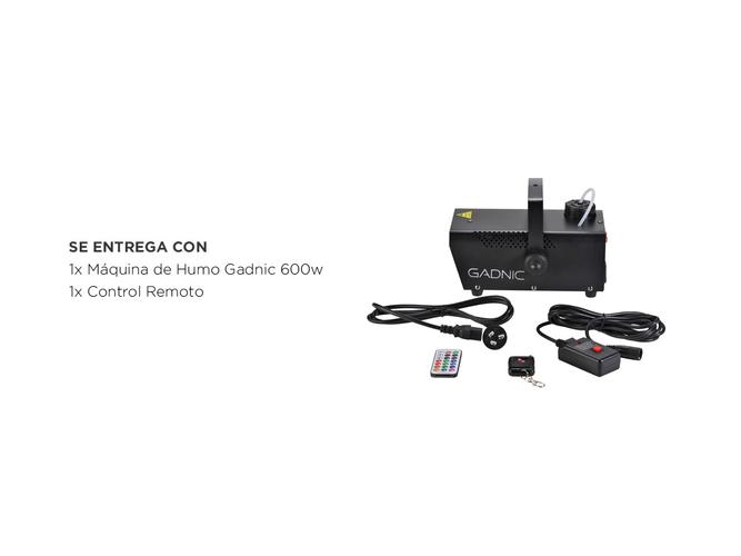 Mini Maquina de Humo Gadnic Portátil Con Luz LEDS - 5