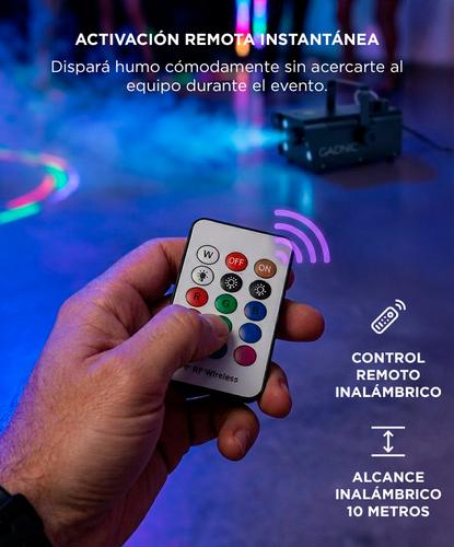 Mini Maquina de Humo Gadnic Portátil Con Luz LEDS - 4