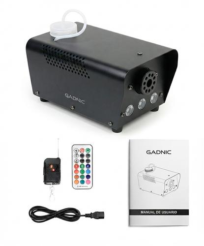 Máquina De Humo Gadnic 400W Luz LED RGB Alcance 4 Mts - 6