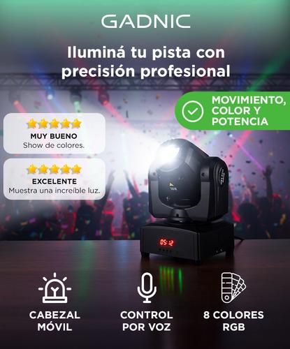 Luz LED Para DJ Gadnic Cabezal Móvil 30w Bid Dipper 220v  - 1