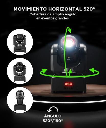 Luz LED Para DJ Gadnic Cabezal Móvil 30w Bid Dipper 220v  - 2