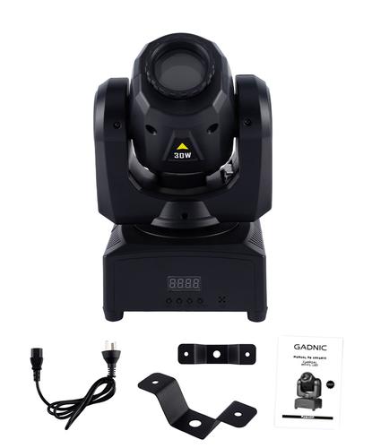 Luz LED Para DJ Gadnic Cabezal Móvil 30w Bid Dipper 220v  - 6