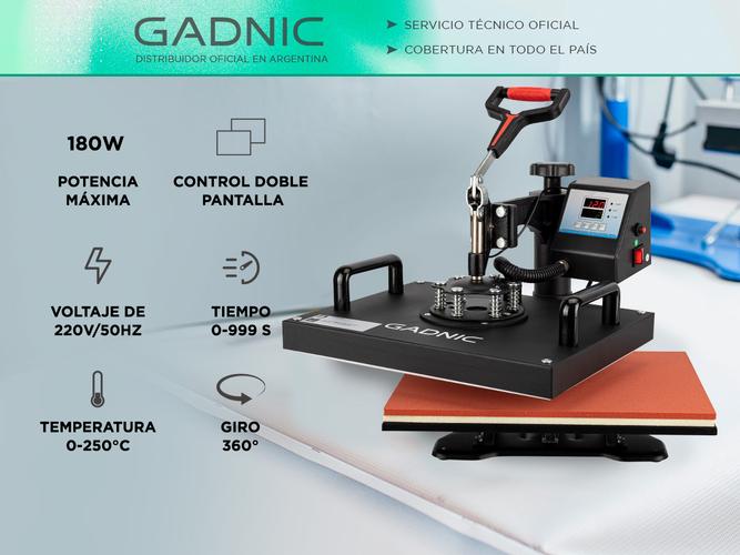 Máquina de Sublimado Estampado Gadnic MS2 Combinada Multifuncional 8 en 1 - 1