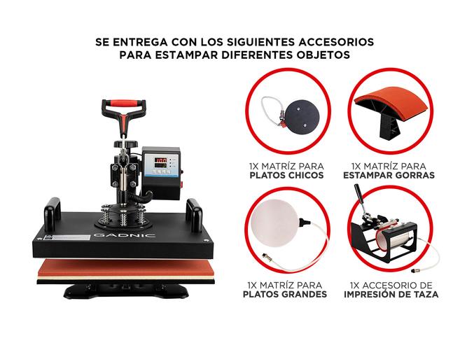 Máquina de Sublimado Estampado Gadnic MS2 Combinada Multifuncional 8 en 1 - 2