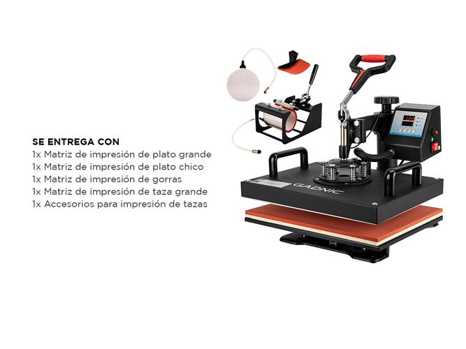 Máquina de Sublimado Estampado Gadnic MS2 Combinada Multifuncional 8 en 1 - 6
