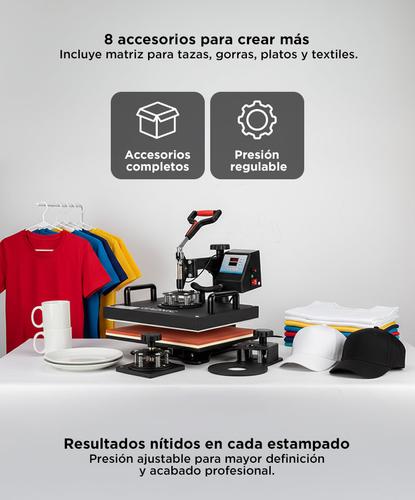 Máquina de Sublimado Estampado Gadnic MS2 Combinada Multifuncional 8 en 1 - 3