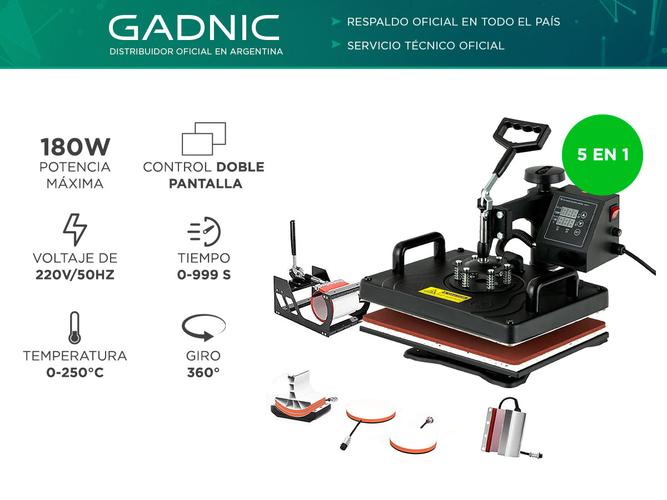 Máquina de Sublimado Combinada Gadnic MS4 Multifuncional 5 en 1 - 1