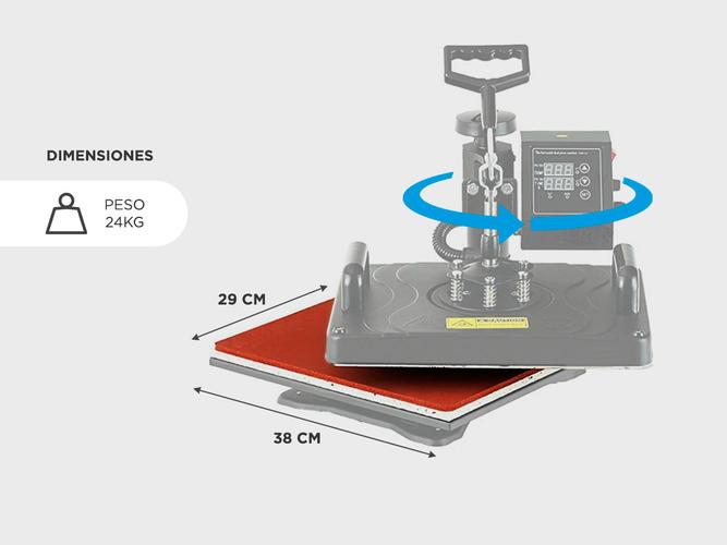 Máquina de Sublimado Combinada Gadnic MS4 Multifuncional 5 en 1 - 4