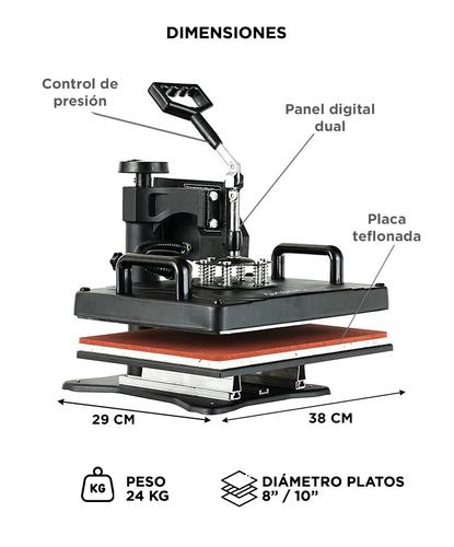 Máquina de Sublimado Combinada Gadnic MS4 Multifuncional 5 en 1 - 5