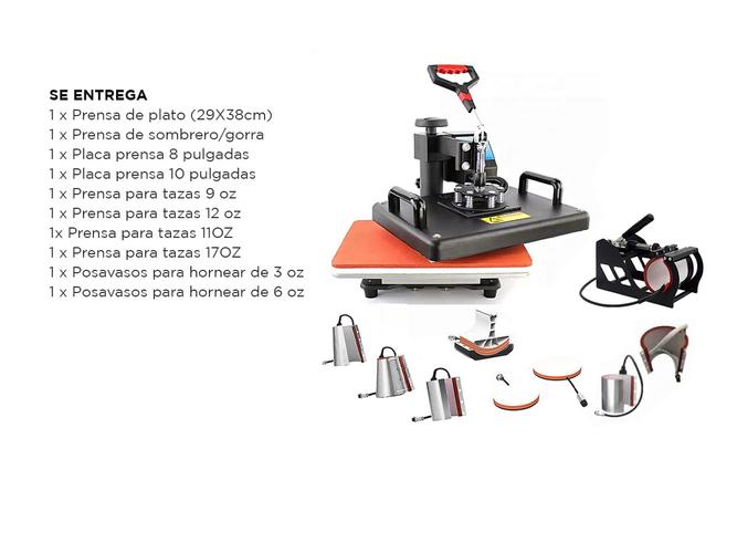 Máquina de Estampado Combinada Gadnic MS5 Multifuncional Diez en Uno - 6